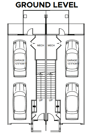 The Palm ground level floor plan