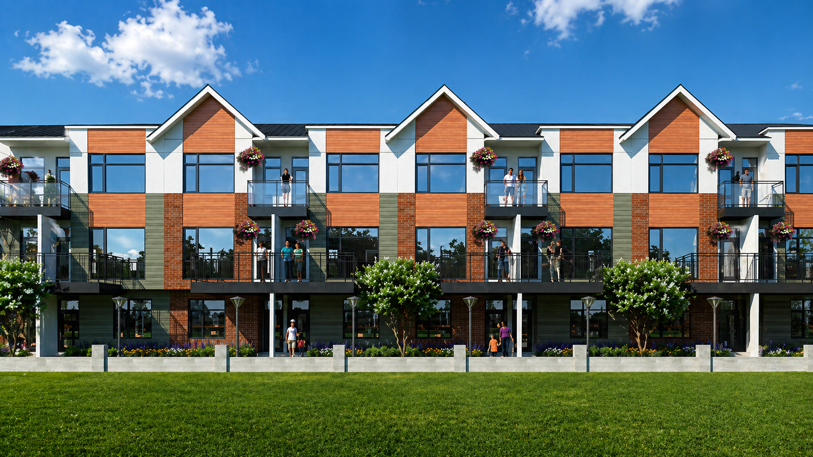 Sage Hill Blossom townhomes in Calgary